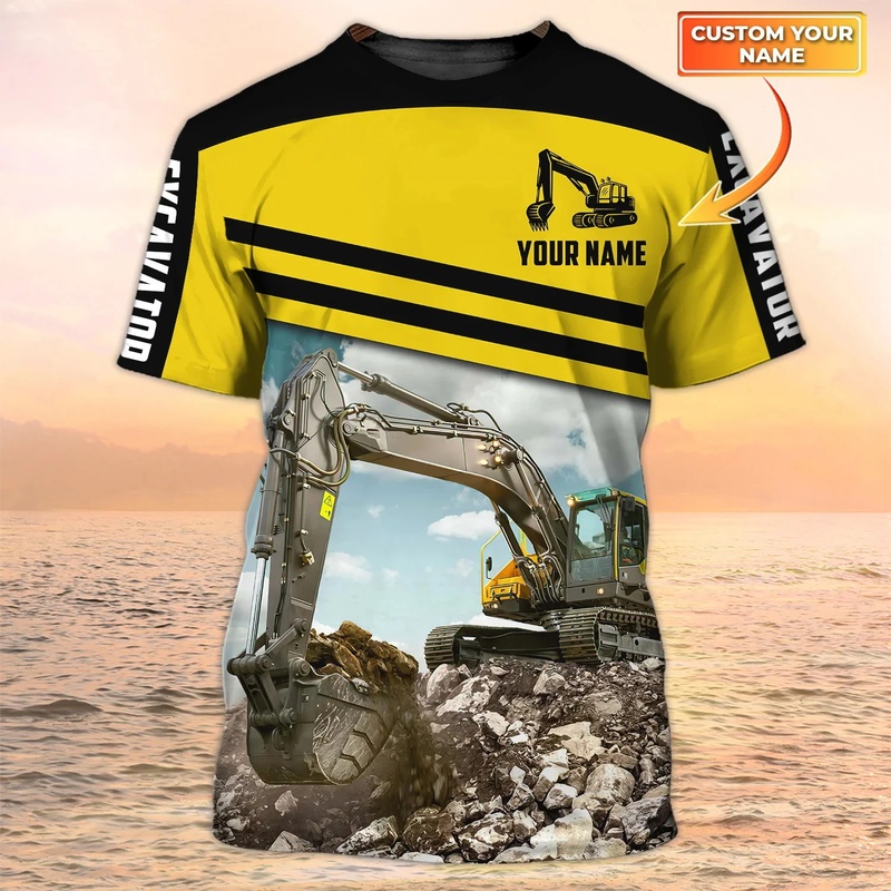 Heavy Equipment Names And Pictures - قطعة واحدة من تي شيرت رجالي