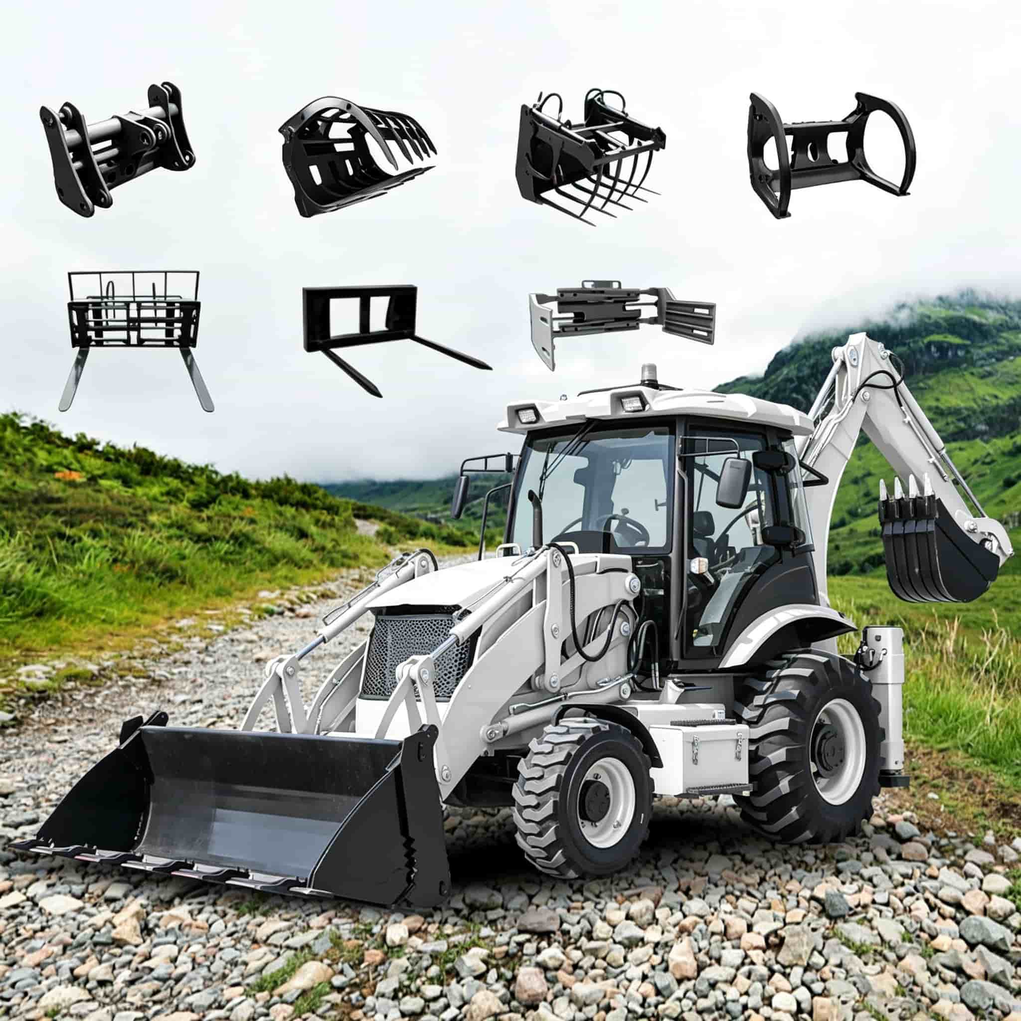 Heavy Equipment Grinder - جرافة خلفية معتمدة بشهادة CE 40-30C،