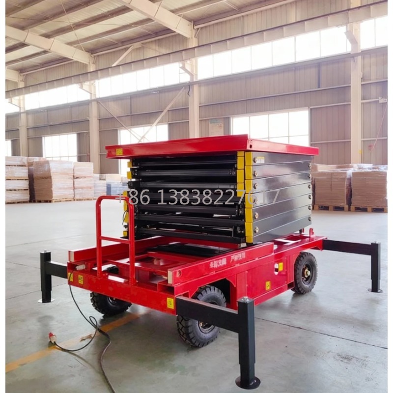 Scissor Lift Table Hydraulic - منصة عمل هوائية هيدروليكية متحركة بسعة