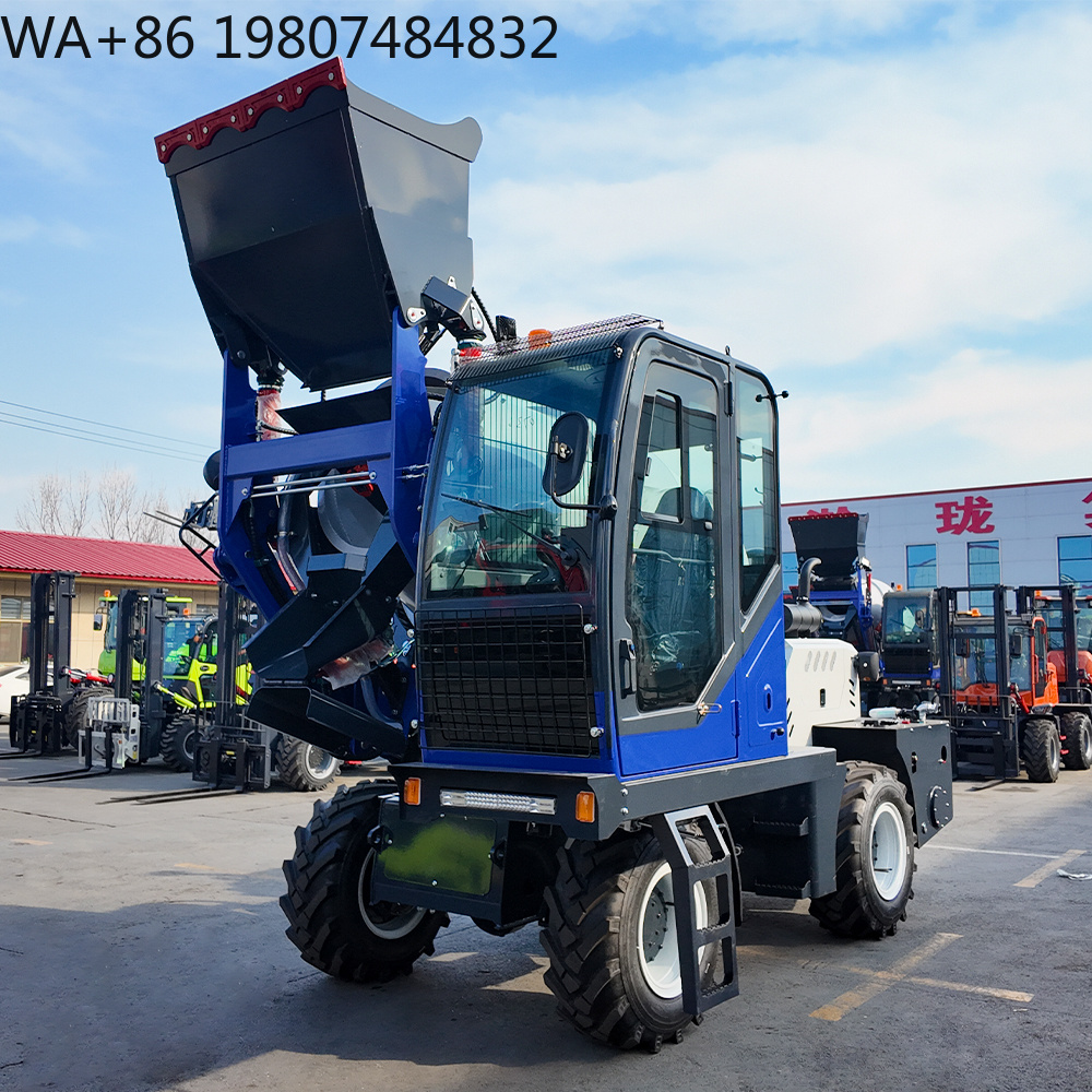 خلاطة خرسانة ذاتية التحميل بسع - مراجعة Heavy Equipment Mixer وسعره