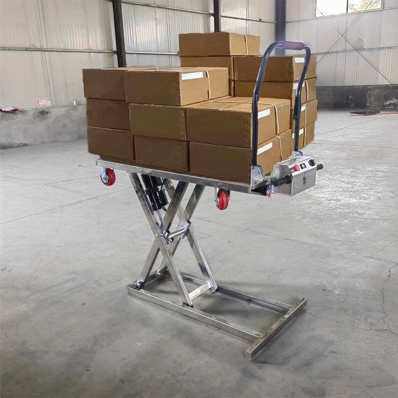 طاولة رفع مقصية كهربائية هيدرو - مراجعة Scissor Lift Table Hydraulic وسعره