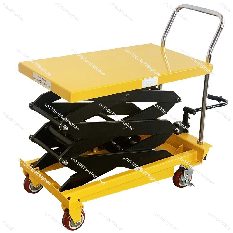 منصة رفع يدوية لطاولة الرفع ال - مراجعة Scissor Lift Table Hydraulic وسعره