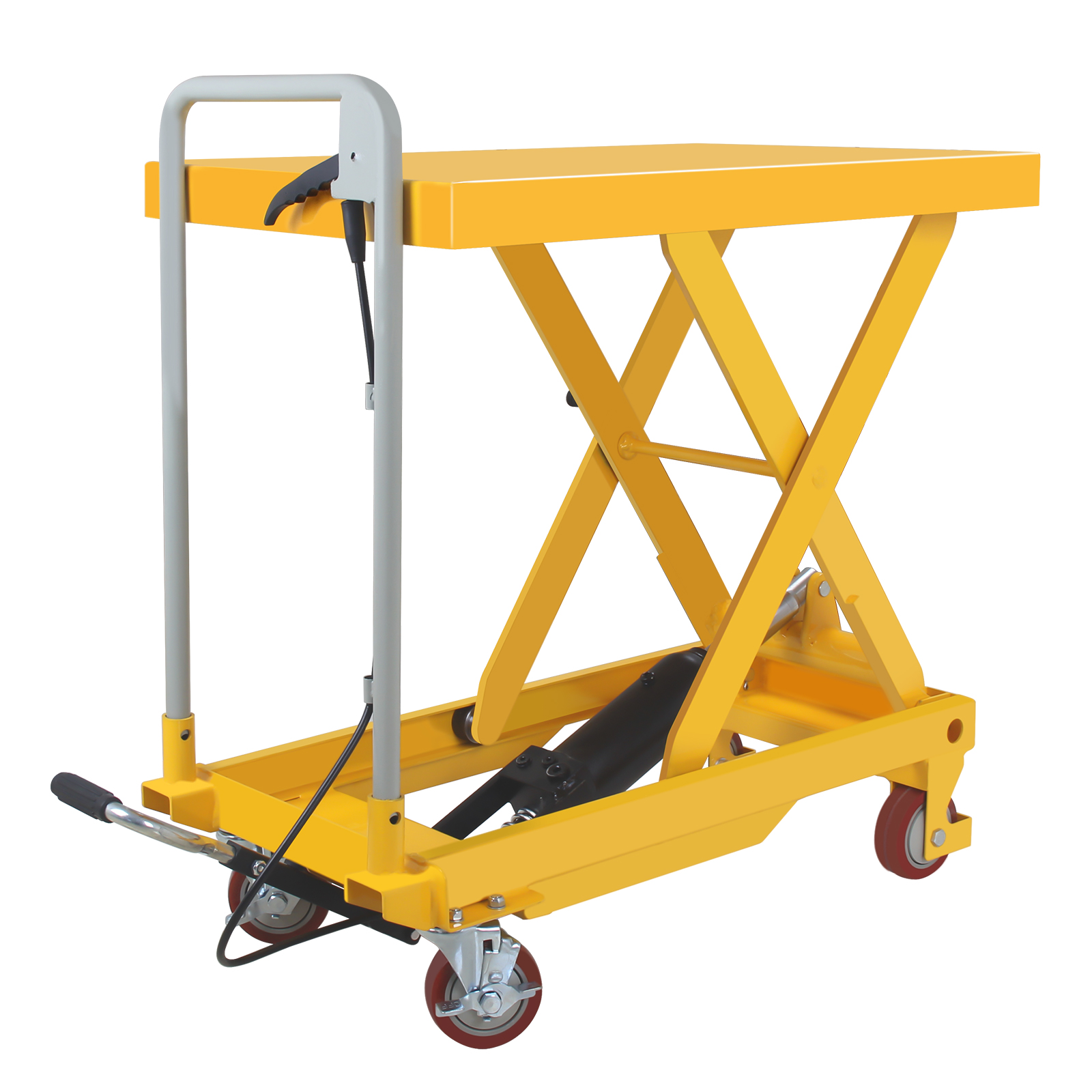 عربة رفع هيدروليكية بقدرة 500  - مراجعة Scissor Lift Table Hydraulic وسعره