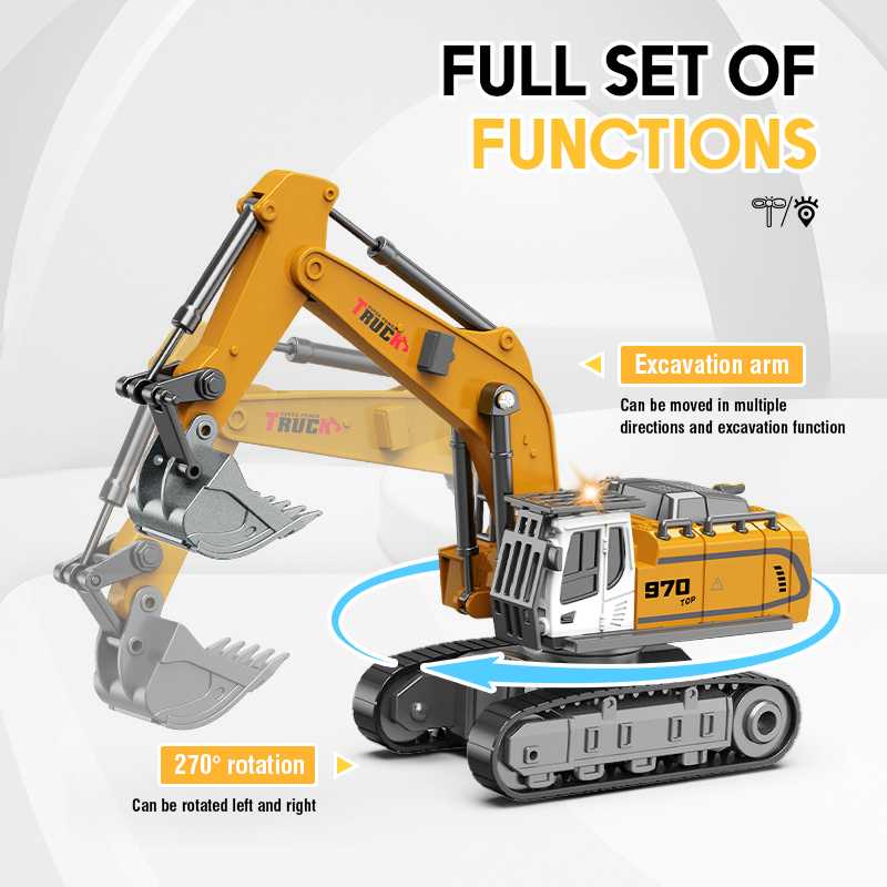 نموذج حفار مصغر سبيكة مقياس 1: - مراجعة Heavy Equipment Games وسعره