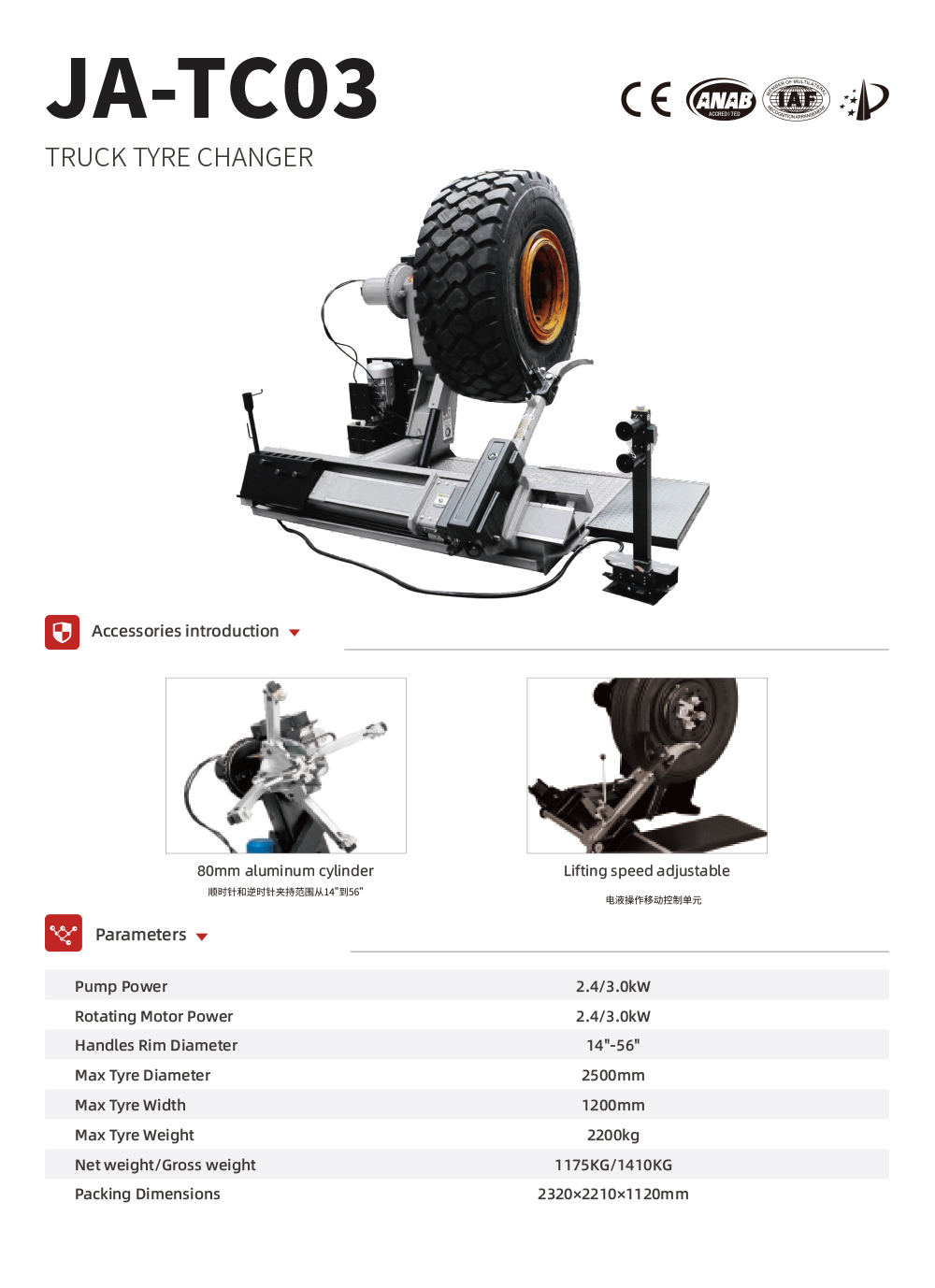 آلة تغيير إطارات الشاحنات الأو - مراجعة Heavy Equipment For Sale وسعره