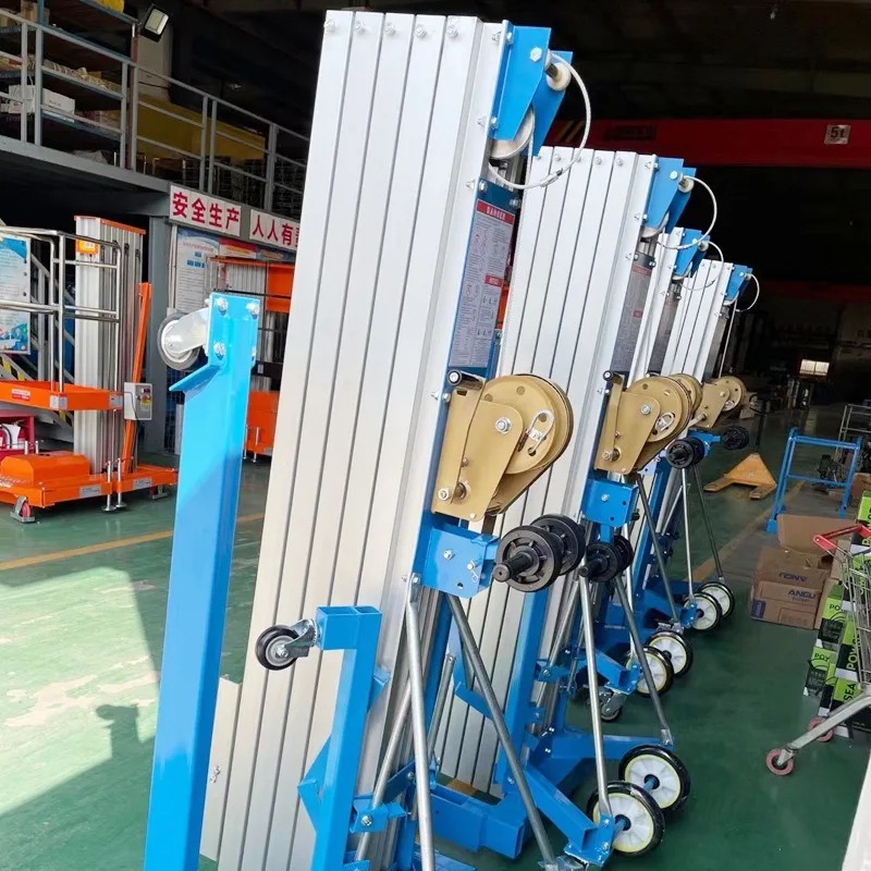 منصة رفع يدوية من سبائك الألوم - مراجعة Scissor Lift Table Hydraulic وسعره